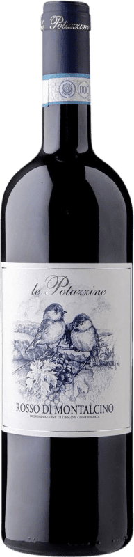 45,95 € 免费送货 | 红酒 Le Potazzine D.O.C. Rosso di Montalcino 托斯卡纳 意大利 Sangiovese 瓶子 75 cl