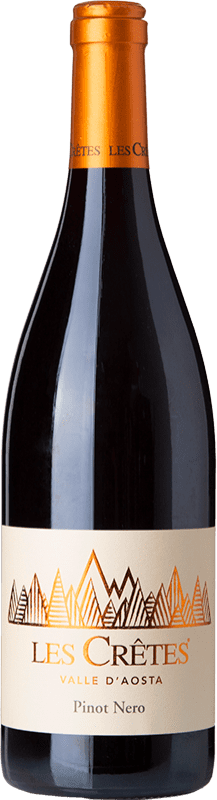 19,95 € Kostenloser Versand | Rotwein Les Cretes D.O.C. Valle d'Aosta Valle d'Aosta Italien Pinot Noir — Spätburgunder Flasche 75 cl