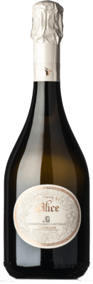 27,95 € 送料無料 | 白スパークリングワイン Le Vigne di Alice Metodo Classico ブルットの自然 D.O.C.G. Prosecco di Conegliano-Valdobbiadene ベネト イタリア Glera ボトル 75 cl