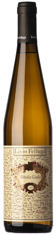 34,95 € Бесплатная доставка | Белое вино Livio Felluga D.O.C. Colli Orientali del Friuli Фриули-Венеция-Джулия Италия Ribolla Gialla бутылка 75 cl