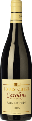 27,95 € Kostenloser Versand | Rotwein Louis Chèze Cuvée Caroline Alterung A.O.C. Saint-Joseph Rhône Frankreich Syrah Flasche 75 cl
