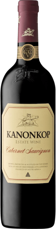 46,95 € Envio grátis | Vinho tinto Kanonkop I.G. Stellenbosch Coastal Region África do Sul Cabernet Sauvignon Garrafa 75 cl