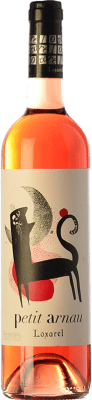 12,95 € Free Shipping | Rosé wine Loxarel Petit Arnau Young D.O. Penedès Catalonia Spain Merlot, Syrah, Pinot Black Bottle 75 cl