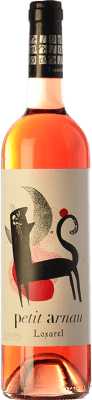 9,95 € Free Shipping | Rosé wine Loxarel Petit Arnau Young D.O. Penedès Catalonia Spain Merlot, Syrah, Pinot Black Organic Bottle 75 cl