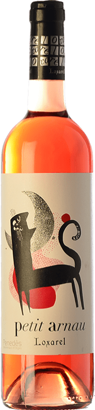12,95 € Free Shipping | Rosé wine Loxarel Petit Arnau Young D.O. Penedès Catalonia Spain Merlot, Syrah, Pinot Black Bottle 75 cl