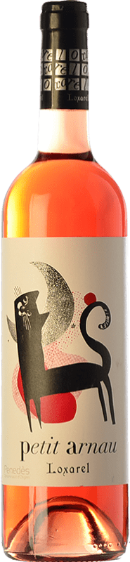 8,95 € 免费送货 | 玫瑰酒 Loxarel Petit Arnau 年轻的 D.O. Penedès 加泰罗尼亚 西班牙 Merlot, Syrah, Pinot Black 瓶子 75 cl