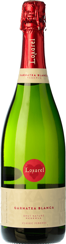 6,95 € 免费送货 | 白起泡酒 Loxarel Brut Nature 预订 D.O. Penedès 加泰罗尼亚 西班牙 Grenache White 瓶子 75 cl