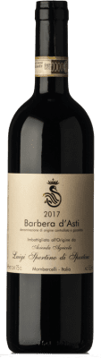 23,95 € Бесплатная доставка | Красное вино Luigi Spertino D.O.C. Barbera d'Asti Пьемонте Италия Barbera бутылка 75 cl