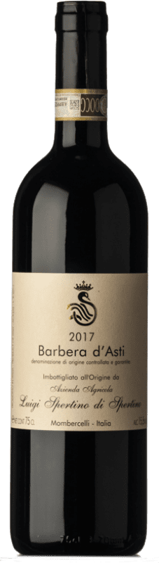 23,95 € Envío gratis | Vino tinto Luigi Spertino D.O.C. Barbera d'Asti Piemonte Italia Barbera Botella 75 cl