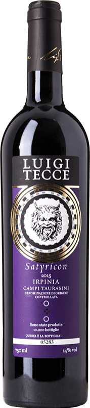 39,95 € Envio grátis | Vinho tinto Luigi Tecce Campi Taurasini Satyricon D.O.C. Irpinia Campania Itália Aglianico Garrafa 75 cl