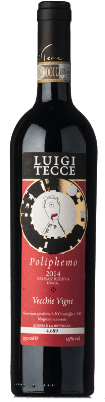 107,95 € Kostenloser Versand | Rotwein Luigi Tecce Poliphemo Reserve D.O.C.G. Taurasi Kampanien Italien Aglianico Flasche 75 cl