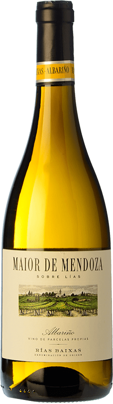 15,95 € Kostenloser Versand | Weißwein Maior de Mendoza Sobre Lías Crianza — Kurze Fassreifung D.O. Rías Baixas Galizien Spanien Albariño — Albarinho Flasche 75 cl