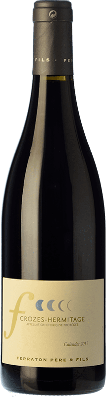 32,95 € Free Shipping | Red wine Ferraton Père Calendes Aged A.O.C. Crozes-Hermitage Rhône France Syrah Bottle 75 cl