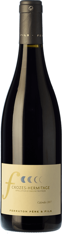 21,95 € Kostenloser Versand | Rotwein Ferraton Père Calendes Crianza — Kurze Fassreifung A.O.C. Crozes-Hermitage Rhône Frankreich Syrah Eco — Biologisch Flasche 75 cl