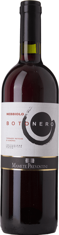 16,95 € Envio grátis | Vinho tinto Mamete Prevostini Botonero I.G.T. Terrazze Retiche Lombardia Itália Nebbiolo Garrafa 75 cl