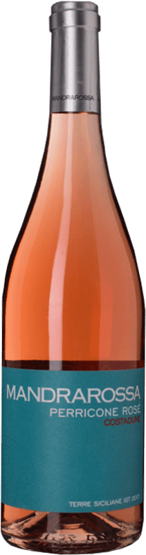 13,95 € 免费送货 | 玫瑰酒 Mandrarossa Rosé Costadune I.G.T. Terre Siciliane 西西里岛 意大利 Perricone 瓶子 75 cl
