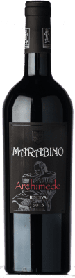 33,95 € Envio grátis | Vinho tinto Marabino Eloro Archimede Reserva D.O.C. Sicilia Sicília Itália Nero d'Avola Garrafa 75 cl