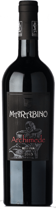 34,95 € Envío gratis | Vino tinto Marabino Eloro Archimede Reserva D.O.C. Sicilia Sicilia Italia Nero d'Avola Botella 75 cl