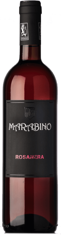 14,95 € Бесплатная доставка | Розовое вино Marabino Rosato Rosa Nera I.G.T. Terre Siciliane Сицилия Италия Nero d'Avola бутылка 75 cl