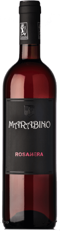 14,95 € Envio grátis | Vinho rosé Marabino Rosato Rosa Nera I.G.T. Terre Siciliane Sicília Itália Nero d'Avola Garrafa 75 cl