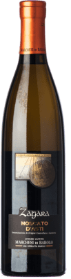 13,95 € 免费送货 | 甜葡萄酒 Marchesi di Barolo Zagara D.O.C.G. Moscato d'Asti 皮埃蒙特 意大利 Moscato — 麝香葡萄 75 cl