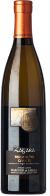 13,95 € Kostenloser Versand | Süßer Wein Marchesi di Barolo Zagara D.O.C.G. Moscato d'Asti Piemont Italien Muscat Bianco Flasche 75 cl