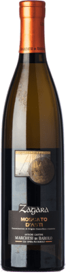 10,95 € Free Shipping | Sweet wine Marchesi di Barolo Zagara D.O.C.G. Moscato d'Asti Piemonte Italy Muscat White Bottle 75 cl