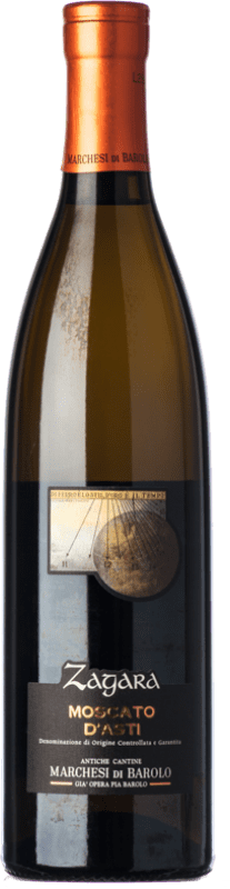13,95 € Spedizione Gratuita | Vino Dolce Marchesi di Barolo Zagara D.O.C.G. Moscato d'Asti Piemonte Italia Moscato 75 cl