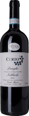 34,95 € Spedizione Gratuita | Vino Rosso Marco Curto D.O.C. Langhe Piemonte Italia Nebbiolo 75 cl