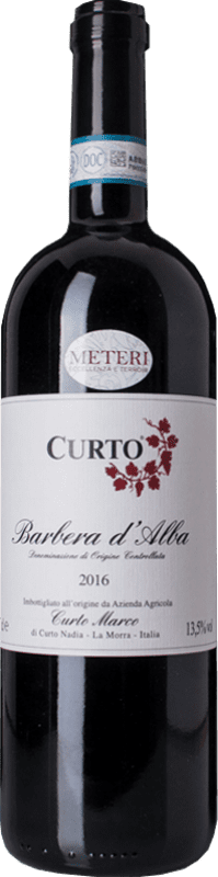 23,95 € Бесплатная доставка | Красное вино Marco Curto D.O.C. Barbera d'Alba Пьемонте Италия Barbera бутылка 75 cl