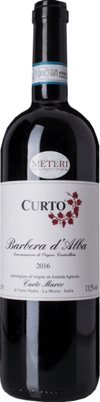 23,95 € Envío gratis | Vino tinto Marco Curto D.O.C. Barbera d'Alba Piemonte Italia Barbera Botella 75 cl