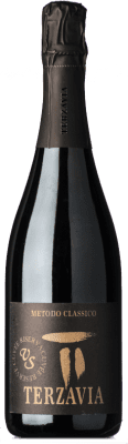49,95 € Envío gratis | Espumoso Blanco Marco de Bartoli Terza Via Extra Brut Classico — Clásico Reserva D.O.C. Sicilia Sicilia Italia Grillo 75 cl