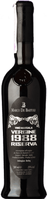 118,95 € Envío gratis | Vino generoso Marco de Bartoli Vergine Reserva D.O.C. Marsala Sicilia Italia Grillo Botella Medium 50 cl