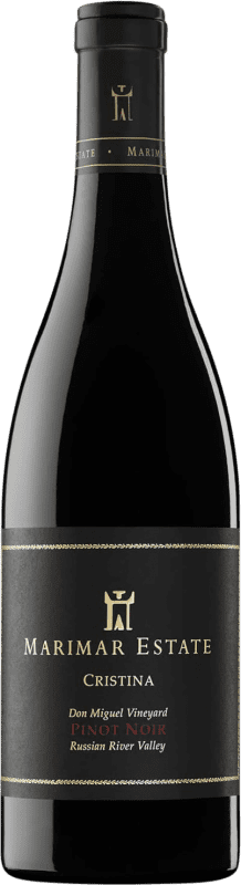 67,95 € Kostenloser Versand | Rotwein Marimar Estate Cristina Eiche I.G. Russian River Valley Russisches Flusstal Vereinigte Staaten Spätburgunder Flasche 75 cl