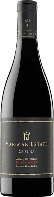 78,95 € 免费送货 | 红葡萄酒 Marimar Estate Cristina Non Filtrato — 未过滤 橡木 I.G. Russian River Valley 俄罗斯河谷 美国 Pinot Noir — 黑皮诺 75 cl