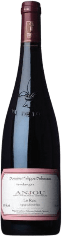 13,95 € Envío gratis | Vino tinto Philippe Delesvaux Rouge Le Roc A.O.C. Anjou Loire Francia Cabernet Franc Botella 75 cl