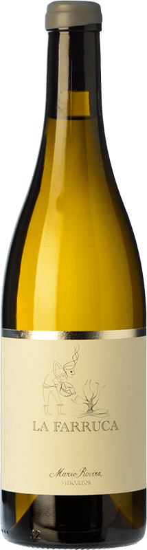 29,95 € Free Shipping | White Wine Mario Rovira Farruca Crianza — Aged D.O. Alella Spain Macabeo Bottle 75 cl