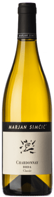 17,95 € Бесплатная доставка | Белое вино Simčič Marjan I.G. Primorska Goriška Brda Словения Chardonnay бутылка 75 cl
