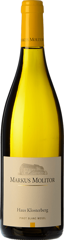 16,95 € Бесплатная доставка | Белое вино Markus Molitor Haus Klosterberg Crianza — Крианса Q.b.A. Mosel Германия Pinot Blanc — Пино Блан Бутылка 75 cl