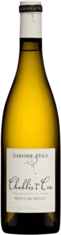 37,95 € Kostenloser Versand | Weißwein Domaine Garnier Mont de Milieu A.O.C. Chablis Premier Cru Burgund Frankreich Chardonnay Flasche 75 cl