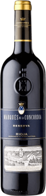 14,95 € Envío gratis | Vino tinto Marqués de La Concordia Reserva D.O.Ca. Rioja La Rioja España Tempranillo Botella 75 cl