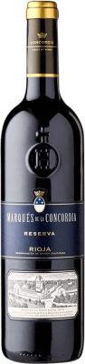 13,95 € Бесплатная доставка | Красное вино Marqués de La Concordia Резерва D.O.Ca. Rioja Ла-Риоха Испания Tempranillo — Темпранильо Бутылка 75 cl