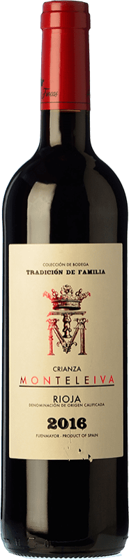 7,95 € Envío gratis | Vino tinto Marqués de Tomares Monteleiva Crianza D.O.Ca. Rioja La Rioja España Tempranillo, Viura Botella 75 cl