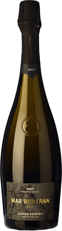 52,95 € 免费送货 | 玫瑰气泡酒 Mas Bertran X80 Brut Nature 预订 D.O. Penedès 加泰罗尼亚 西班牙 Sumoll, Xarel·lo 瓶子 75 cl