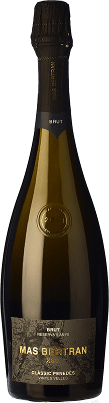 54,95 € Envoi gratuit | Vin Mousseux Rosé Mas Bertran X80 Brut Nature Réserve D.O. Penedès Catalogne Espagne Sumoll, Xarel·lo Bouteille 75 cl