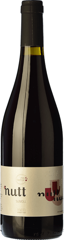 18,95 € 免费送货 | 红酒 Mas Bertran Nutt 年轻的 D.O. Penedès 加泰罗尼亚 西班牙 Sumoll 瓶子 75 cl