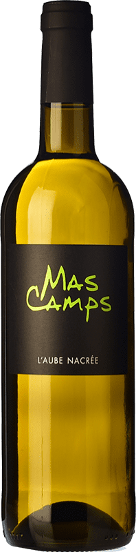 9,95 € Бесплатная доставка | Белое вино Mas Camps L'Aube Nacrée I.G.P. Vin de Pays Côtes Catalanes Руссильон Франция Macabeo, Muscatel Small Grain бутылка 75 cl