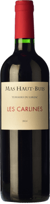 15,95 € Envio grátis | Vinho tinto Haut-Buis Les Carlines Jovem I.G.P. Vin de Pays Languedoc Languedoc França Syrah, Grenache, Carignan Garrafa 75 cl