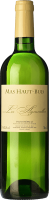 25,95 € Envío gratis | Vino Blanco Haut-Buis Les Agrunelles Crianza I.G.P. Vin de Pays de l'Hérault Languedoc Francia Roussanne, Chardonnay Eco — Ecológico 75 cl