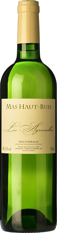 24,95 € Envoi gratuit | Vin blanc Haut-Buis Les Agrunelles Crianza I.G.P. Vin de Pays de l'Hérault Languedoc France Roussanne, Chardonnay Bouteille 75 cl
